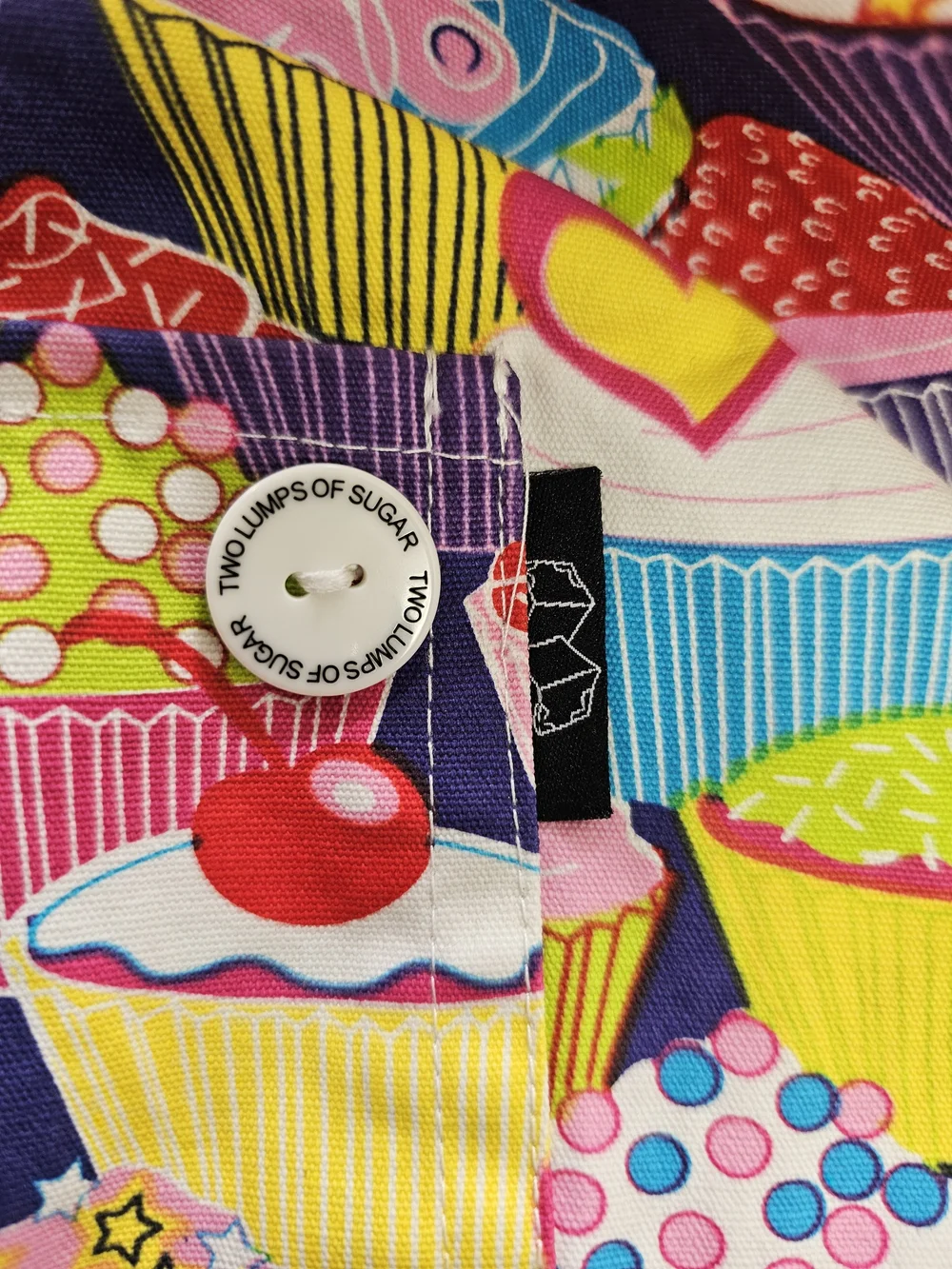 Kawaii Cupcake Print Colorful Apron